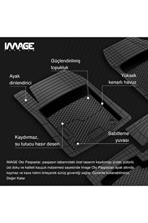 Image Audi A3 Hb Sportback (8P) (2004 - 2012) Ekstra Havuzlu Universal 3D Plus  Kauçuk Oto Paspas Bej