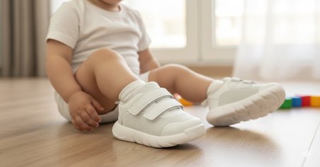 Vicco Yatu Cırtlı Hafif Rahat Çocuk Spor Ayakkabı BEYAZ