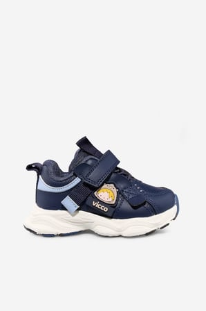 Vicco Filika Bebe Lacivert Cırtlı Lastikli Spor Ayakkabı