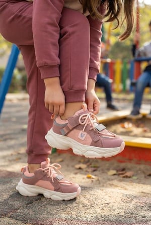 Vicco Ceni Pudra Anatomik Rahat Sneaker Kız Çocuk Ayakkabı 346.P26K.125