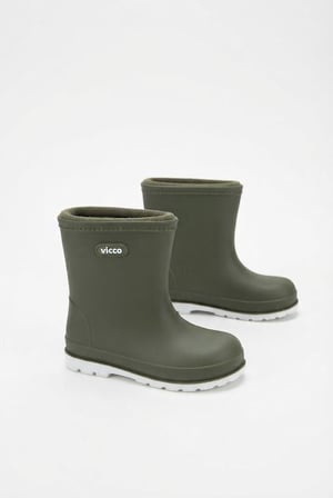 Vicco Haki Mellow Yumuşak Rahat İçi Polar Erkek Çocuk Yağmur Çizmesi 946.P26K.230