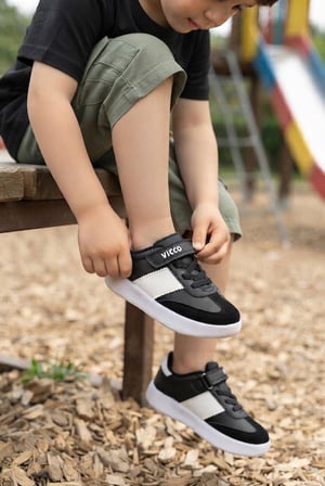 Vicco Flex Siyah Anatomik Rahat Sneaker Çocuk Ayakkabı 346.F26K.263