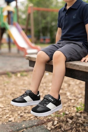 Vicco Flex Siyah Anatomik Rahat Sneaker Çocuk Ayakkabı 346.F26K.263