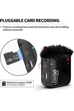 348C 1V2 Kablosuz İkili Yaka Mikrofonu