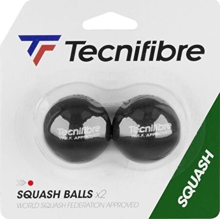 Tecnifibre Kırmızı Noktalı 2'li Squash Topu