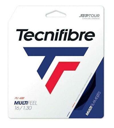 Tecnifibre Multifeel 16/1.30 Siyah Tekli Kordaj 02GMU130XB