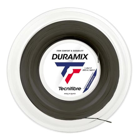 Tecnifibre Duramix Siyah 1.25/17 200m Tenis Rulo Kordaj