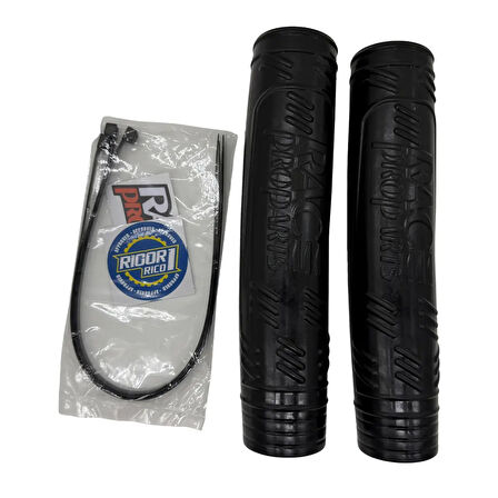 Raceproparts Ön Süspansiyon Koruma - Siyah (Tüm Enduro Mx Offroad Motosiklet için uyumlu)