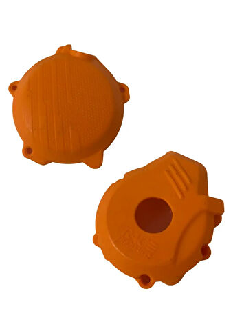 Raceproparts Debriyaj ve Statör Kapak Koruma Set - Turuncu 4T (Ktm Husqvarna Gasgas 24-25 uyumlu)