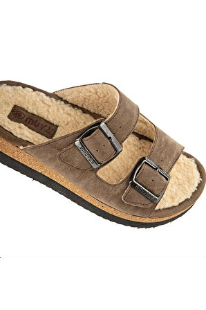 Bellatrix Anatomik Taban İçi Tüylü Kadın Ev Terliği