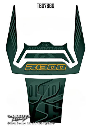 MotoGrafix Tank Pad BMW R1300GS Adventure Trophy 2024-2025