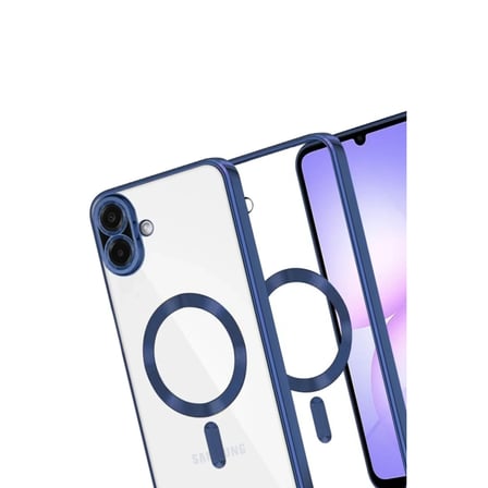 Samsung Galaxy A07 4G Kross Magneticsafe Kapak - Lacivert
