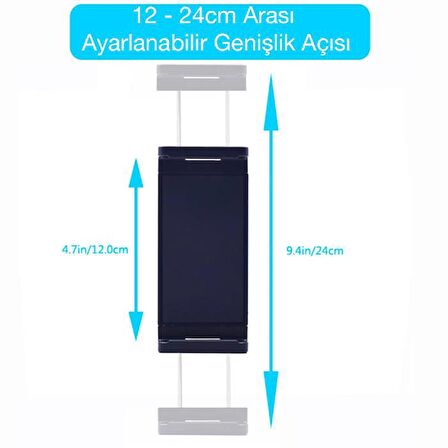 Coofbe Ayarlanabilir Yükseklik Ayarlı Masaüstü Tablet Tutucu Tablet Standı Telefon Tutucu Stand