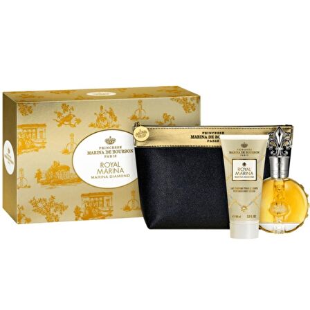 Royal Marina Diamond EDP 100 ml + Body Lotion 100 ml Kadın Parfümü Seti