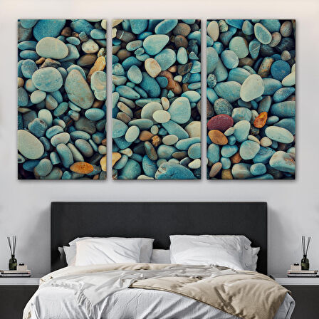 Deniz Taşı Dekoratif Kanvas Duvar Tablosu-3495