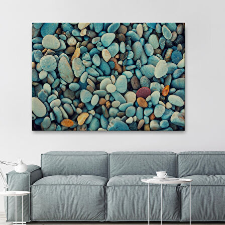 Deniz Taşı Dekoratif Kanvas Duvar Tablosu-3495