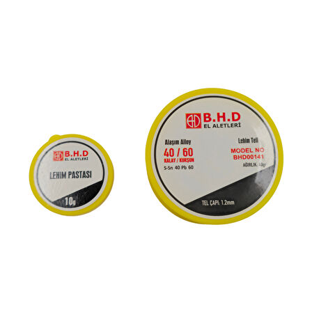 Fixonic B.H.D BHD00141 10gr+40gr Lehim Pastası ve Lehim Teli Set