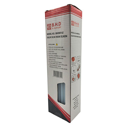 Fixonic B.H.D BHD00142 11mmx300mm 1kg Kalın Mum Silikon/Sıcak Silikon
