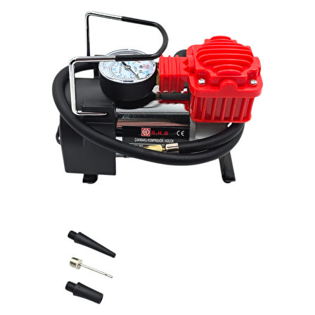 Fixonic B.H.D BHD00817 12V Saatli Çakmaklık Girişli Kompresör Çantalı