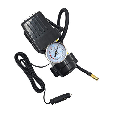 Fixonic B.H.D BHD00829 12V Saatli Çakmaklık Girişli Kompresör Işıklı