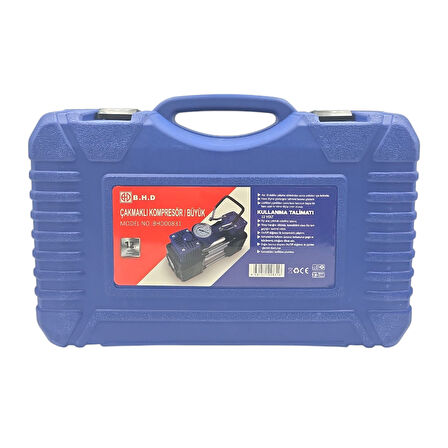 Fixonic B.H.D BHD00831 Çift Pistonlu 12V Çakmak Girişli Kompresör Işıklı