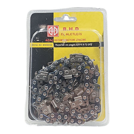 Fixonic B.H.D BHD00254 0.325'' 1.3mm 36 Diş Yuvarlak ve Çizgili Ağaç Kesme Motorlu Testere Zinciri 