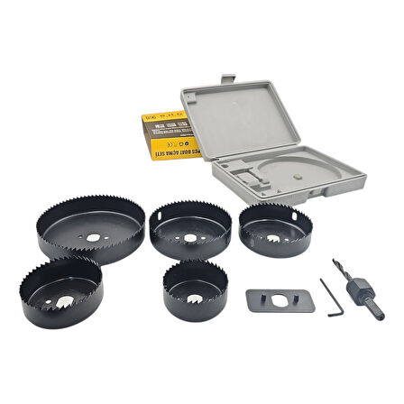 Fixonic B.H.D BHD00264 Buat (Panç) Açma Seti 8 Parça (64-76-89-102-127mm)  
