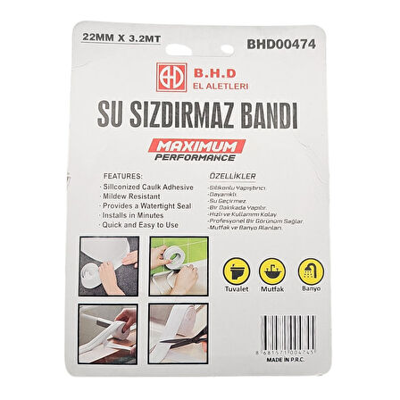 Fixonic B.H.D BHD00474 3.2m 22mm Su Sızdırmaz Bant 