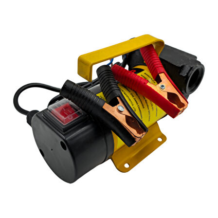Fixonic B.H.D. BHD00696 12V Kendinden Emişli Taşınabilir Yakıt/Sıvı Yağ Aktarma Mazot Pompası