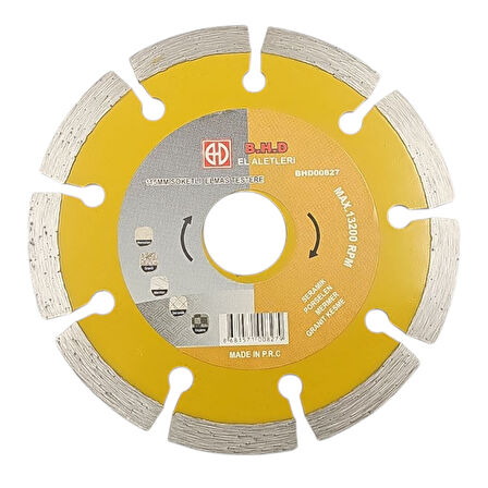 Fixonic B.H.D BHD00827 115mm Soketli Elmas Testere (Mermer, Granit, Seramik) 