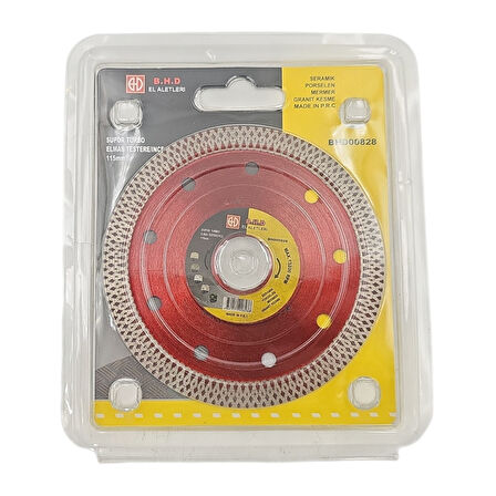 Fixonic B.H.D BHD00833 115mm Turbo Elmas İnce Kesim Disk