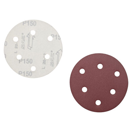 Fixonic Valiente VAL15065 125mm P150 (150 Kum) Delikli Cırt Zımpara (100 Adet)