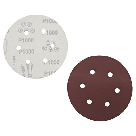 Fixonic Valiente VAL15095 150mm P1000 (1000 Kum) Delikli Cırt Zımpara (100 Adet)