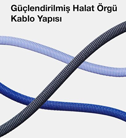 Baseus Super Şarj 1.2MT 100W Type-C to Type-C Şarj Data Kablosu Macbook Notebook Laptop Şarj Kablosu
