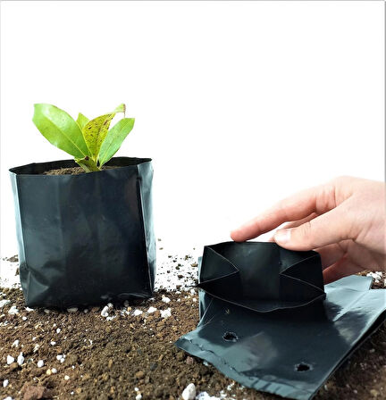 Fide Poşeti 9x15 CM 1 KG Fide Torbası Fidan Poşeti
