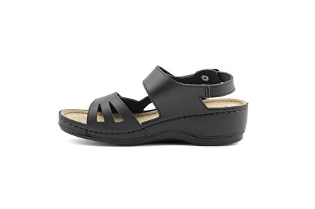 ComfortOrtho Rahat 1818 – Ortopedik Vegan Deri Kadın Sandalet