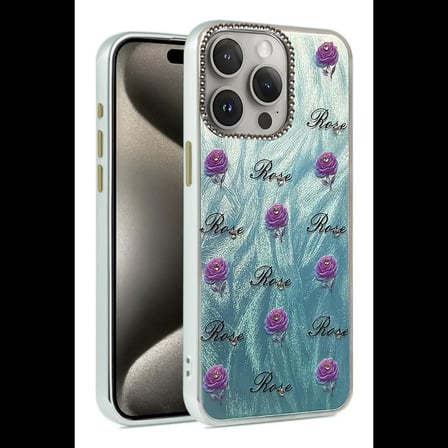 Apple iPhone 15 Pro Max Kılıf Blade Aynalı Desenli Kapak - Desen 9