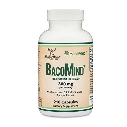 Bacomind Bacopa Extract Supplement 300mg 210 Kapsül Bacopa Monnieri Extract
