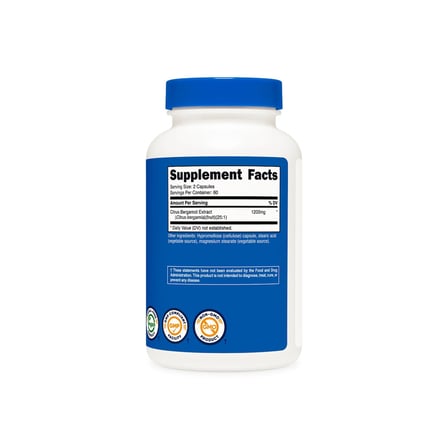 Citrus Bergamot 25:1 Exctract 1200 mg 120 Kapsül