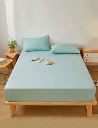 TOTEM Ranforce Pamuklu Yastık Kılıflı Lastikli Çarşaf Takımı Çift Kişilik 160 x 200