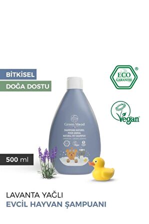 Bitkisel Vegan Köpek Şampuanı Organik Lavanta Yağlı 500 ml
