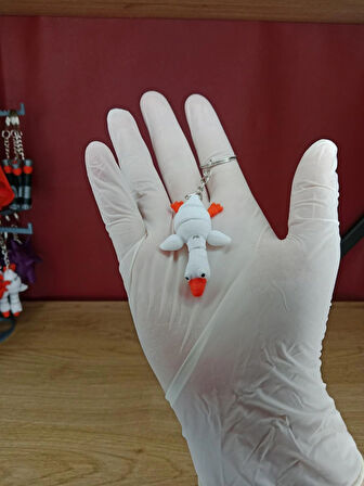 3D Üretim Ördek Anahtarlık – Çoklu Model Seçeneği ile Hediyelik Ürün