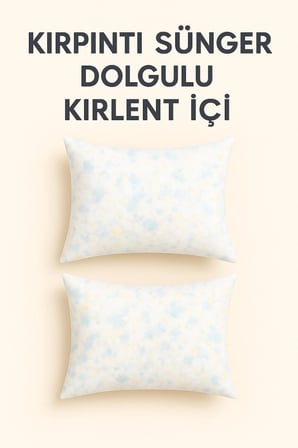 2 Adet Kırlent İçi – Kırpıntı Sünger Dolgulu, Yastık İç Dolgu (40x40 / 43x43 / 45x45 / 50x50 )