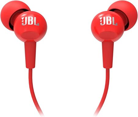 JBL C100SI Kırmızı Kulak İçi Kulaklık TEŞHİR