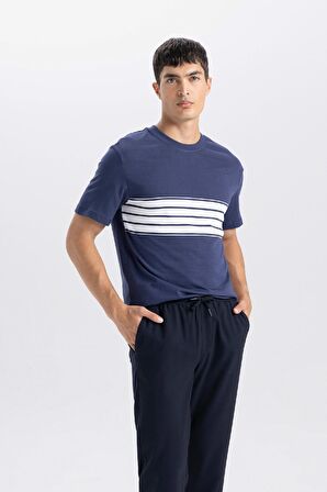 DeFacto Regular Fit Bisiklet Yaka Kısa Kollu Tişört D4798AX24AUNV163