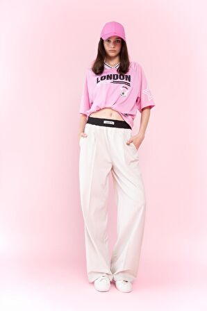 DeFacto Coool Wide Leg Geniş Bol Paça Geniş Paça Cepli Pantolon D0048AX24SMGR503