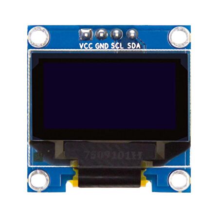 0.96 inch 4 pin Mavi I2C IIC OLED LCD Modülü