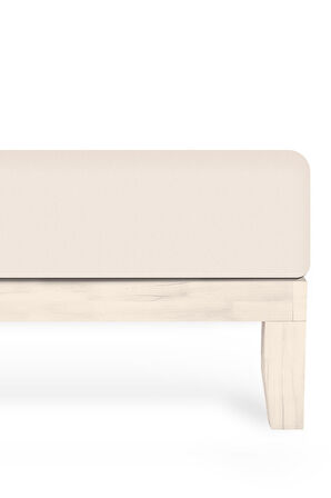 Calmera Home Tek Kişilik %100 Pamuk Penye Lastikli Çarşaf - 120 x 200 cm Bej