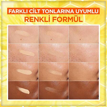 Garnier C Vitamini Parlak Günlük Güneş Koruyucu Fluid Yüz Kremi Işıltılı Doku SPF50+ 40 ml