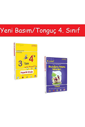 Tonguç 3'ten 4'e Hazırlık Kitabı & 4. Sınıf Türkçe Okuduğunu Anlama Becerileri